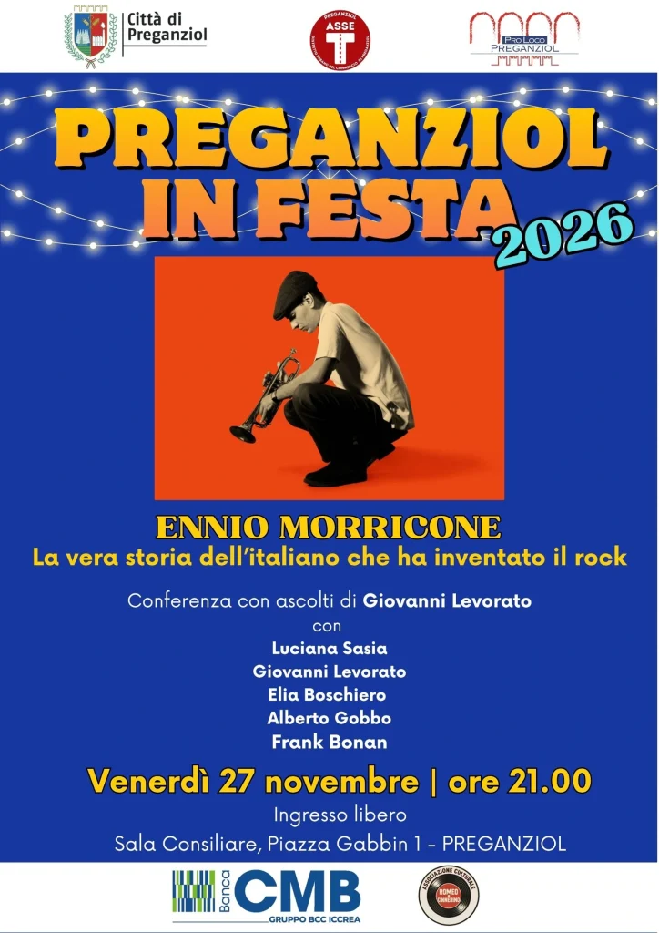 Locandina della conferenza a Preganziol